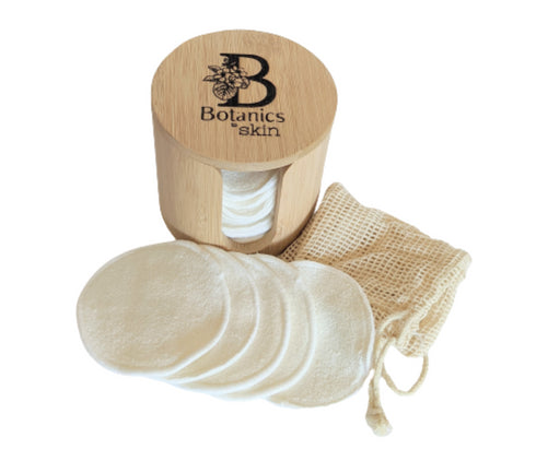 Soft Bamboo Re-Usable Cleansing Pads & Pod